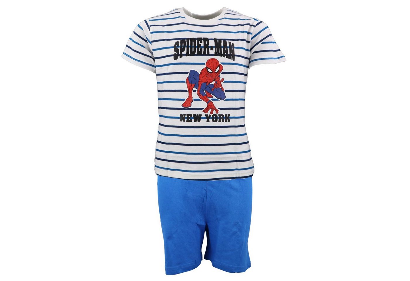 MARVEL Schlafanzug Marvel Spiderman Kinder Schlafanzug Pyjama kurz Gr. 104 bis 128 von MARVEL