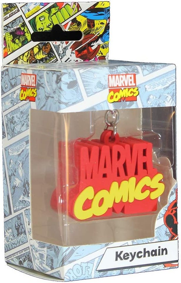 MARVEL Schlüsselanhänger Marvel Comics Schlüsselanhänger Rubber Keychain von MARVEL