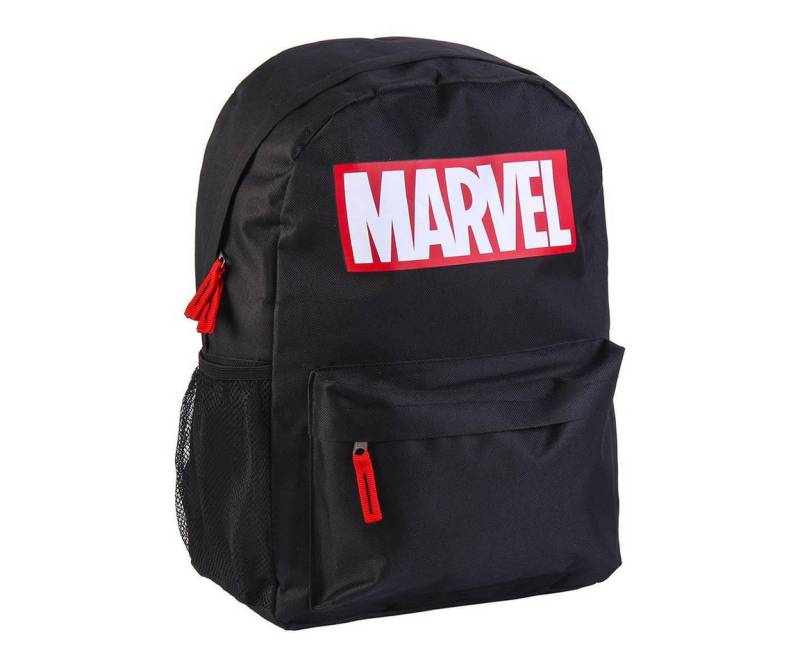 MARVEL Schulrucksack MARVEL LOGO Rucksack schwarz von MARVEL