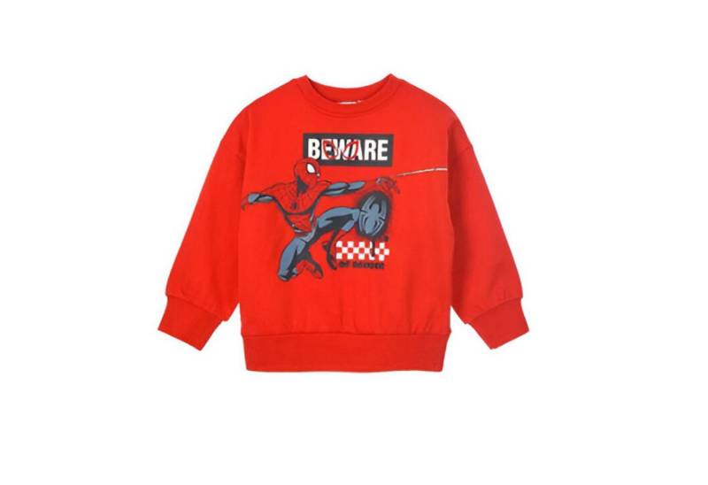 MARVEL Sweater Marvel Spiderman Kinder Jungen Pullover Pulli Gr 98-128 Gr. 98 bis 128 von MARVEL