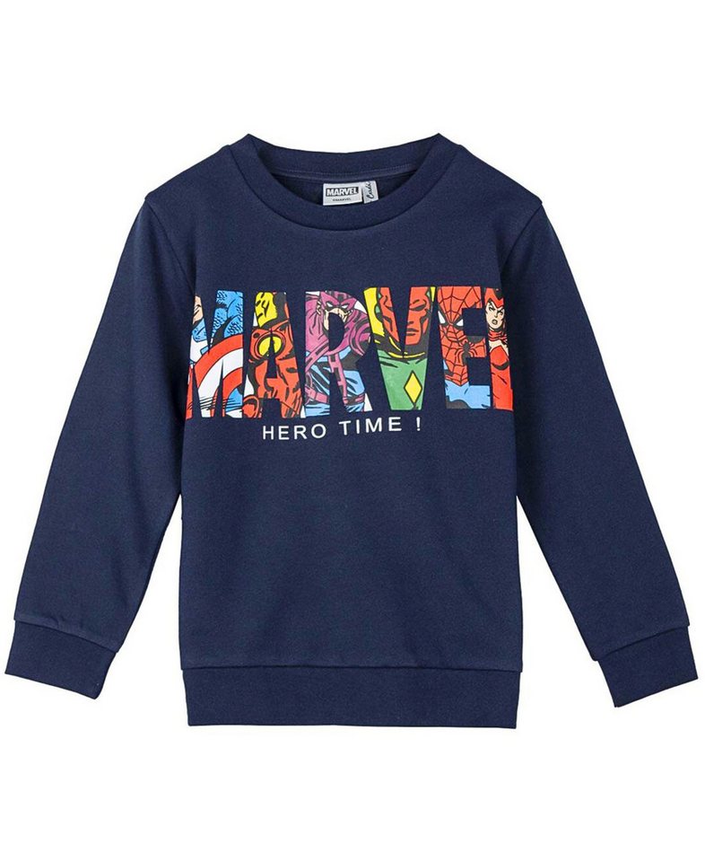 MARVEL Sweatshirt Avengers - Hero Time Kinder Sweat-Pullover Größe 104-140 cm von MARVEL