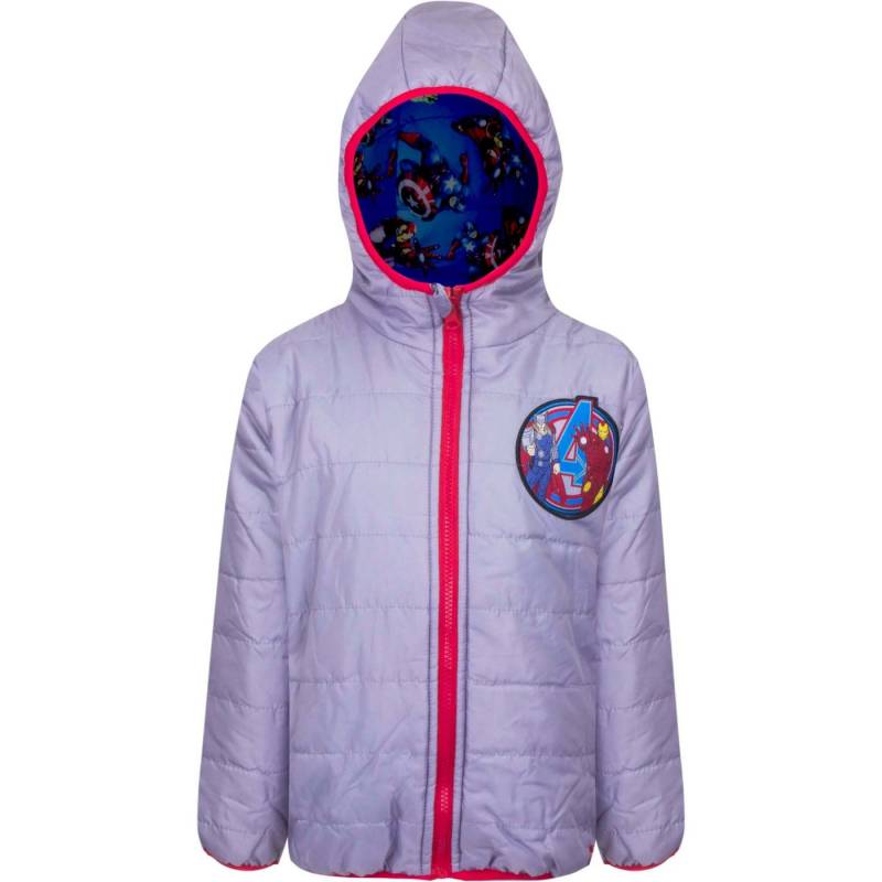 MARVEL Wendejacke Avengers - Hulk CA Kinder Jacke Gr. 104 bis 140, in Blau oder Grau von MARVEL