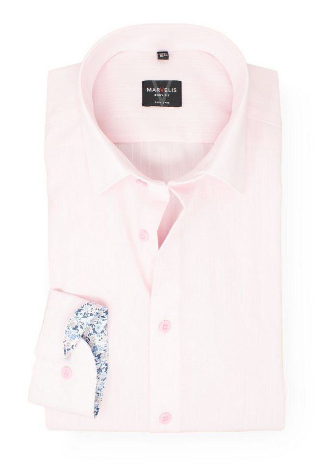 MARVELIS Businesshemd Body Fit enge, taillierte Schnittführung von MARVELIS