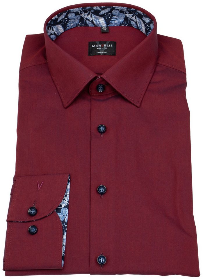 MARVELIS Businesshemd Body Fit extra langer Arm stark tailliert Kentkragen MARVELIS Businesshemd Body Fit extra langer Arm stark tailliert Kentkragen von MARVELIS
