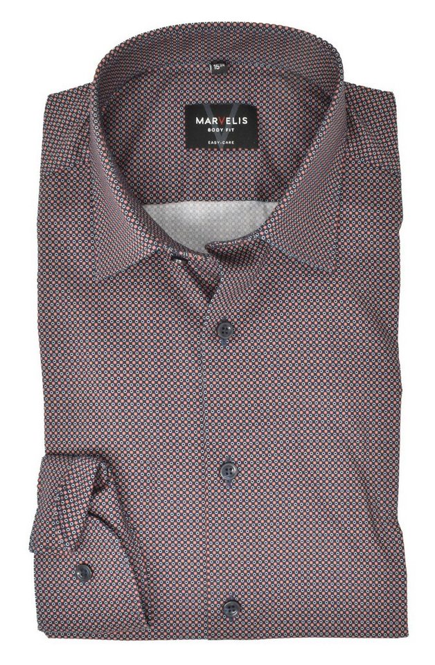MARVELIS Businesshemd BODY FIT ELA - Businesshemd enge, taillierte Schnittführung von MARVELIS