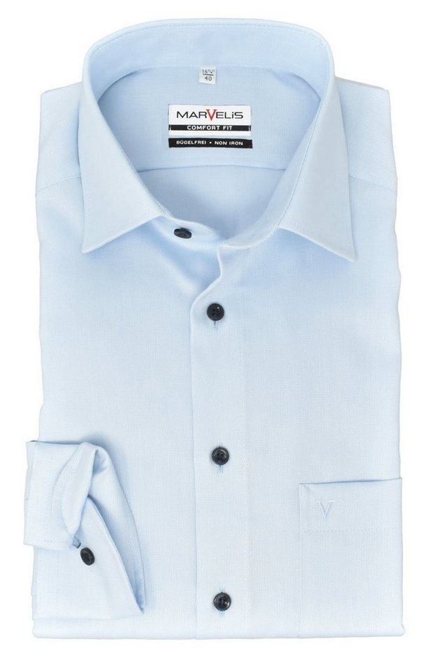 MARVELIS Businesshemd COMFORT FIT - Businesshemd bequeme Schnittführung MARVELIS Businesshemd COMFORT FIT - Businesshemd bequeme Schnittführung von MARVELIS