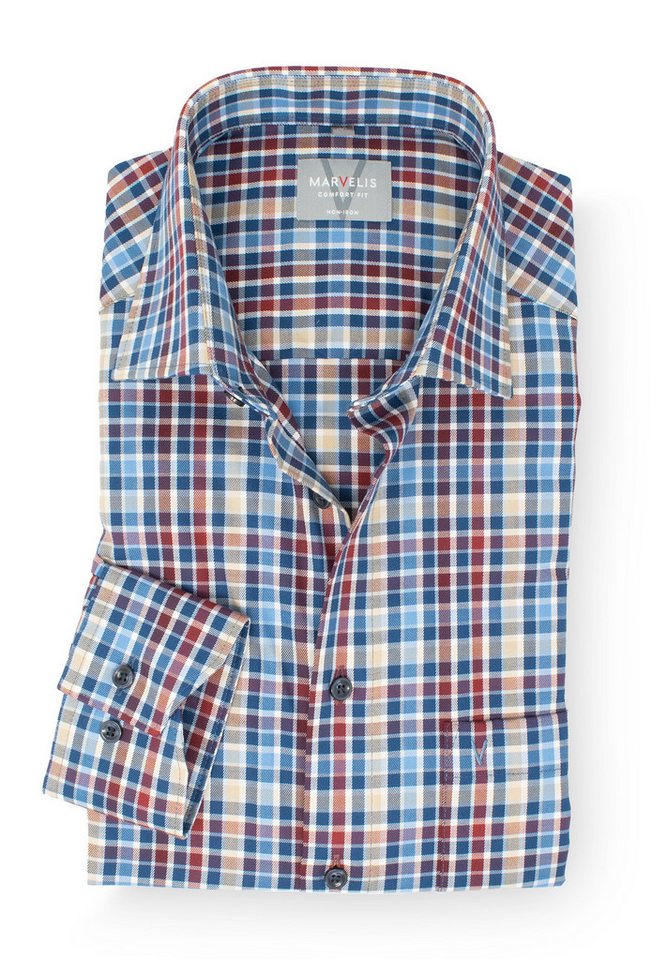 MARVELIS Businesshemd Comfort Fit bequeme Schnittführung MARVELIS Businesshemd Comfort Fit bequeme Schnittführung von MARVELIS