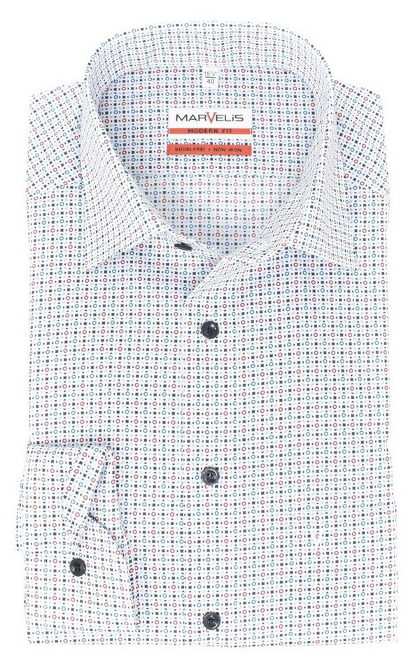 MARVELIS Businesshemd MODERN FIT - Businesshemd normale, leicht taillierte Schnittführung MARVELIS Businesshemd MODERN FIT - Businesshemd normale, leicht taillierte Schnittführung von MARVELIS