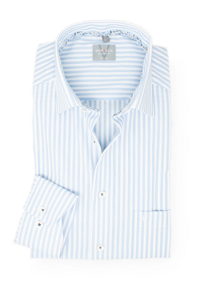 MARVELIS Businesshemd Comfort Fit bequeme Schnittführung von MARVELIS