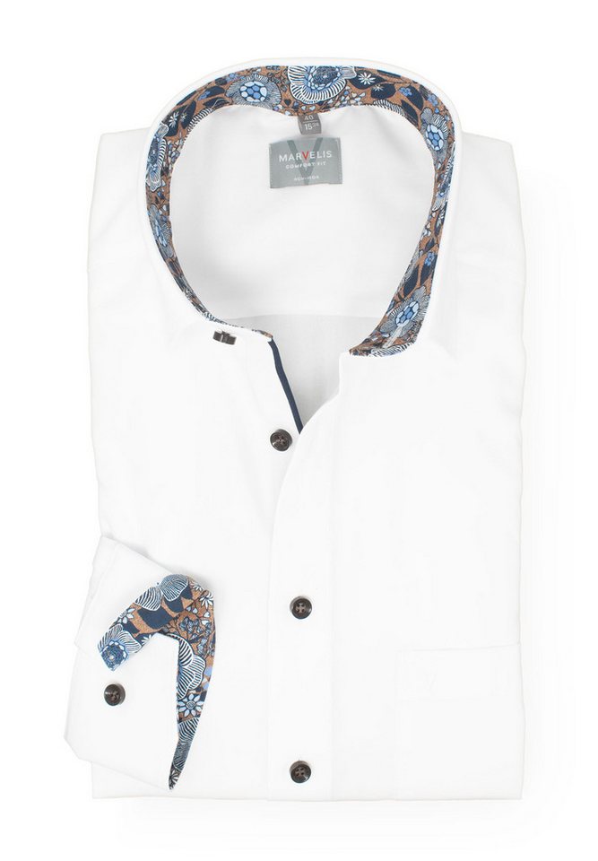 MARVELIS Businesshemd Comfort Fit bequeme Schnittführung MARVELIS Businesshemd Comfort Fit bequeme Schnittführung von MARVELIS