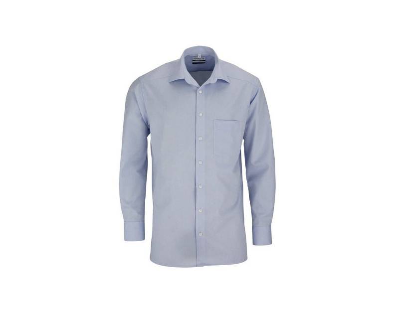MARVELIS Businesshemd Langarm Business Hemd für Herren in blau (1-tlg., keine Angabe) von MARVELIS