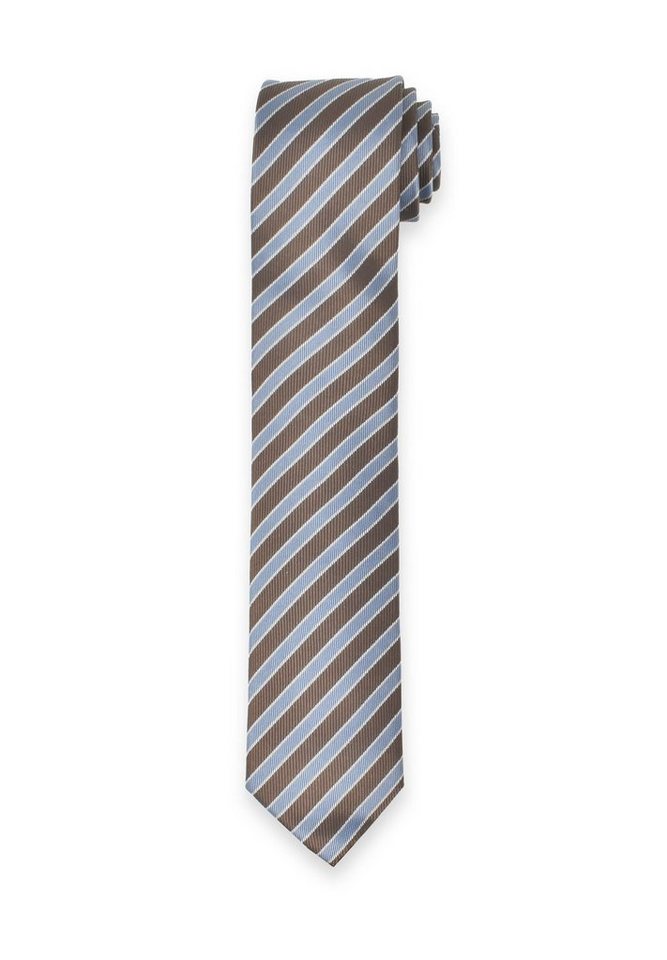 MARVELIS Krawatte Krawatte - Gestreift - Hellblau/Braun - 6,5 cm von MARVELIS
