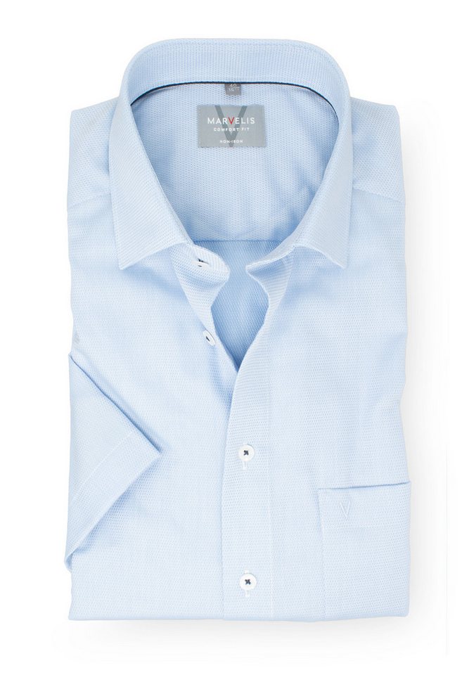 MARVELIS Kurzarmhemd Comfort Fit bequeme Schnittführung von MARVELIS