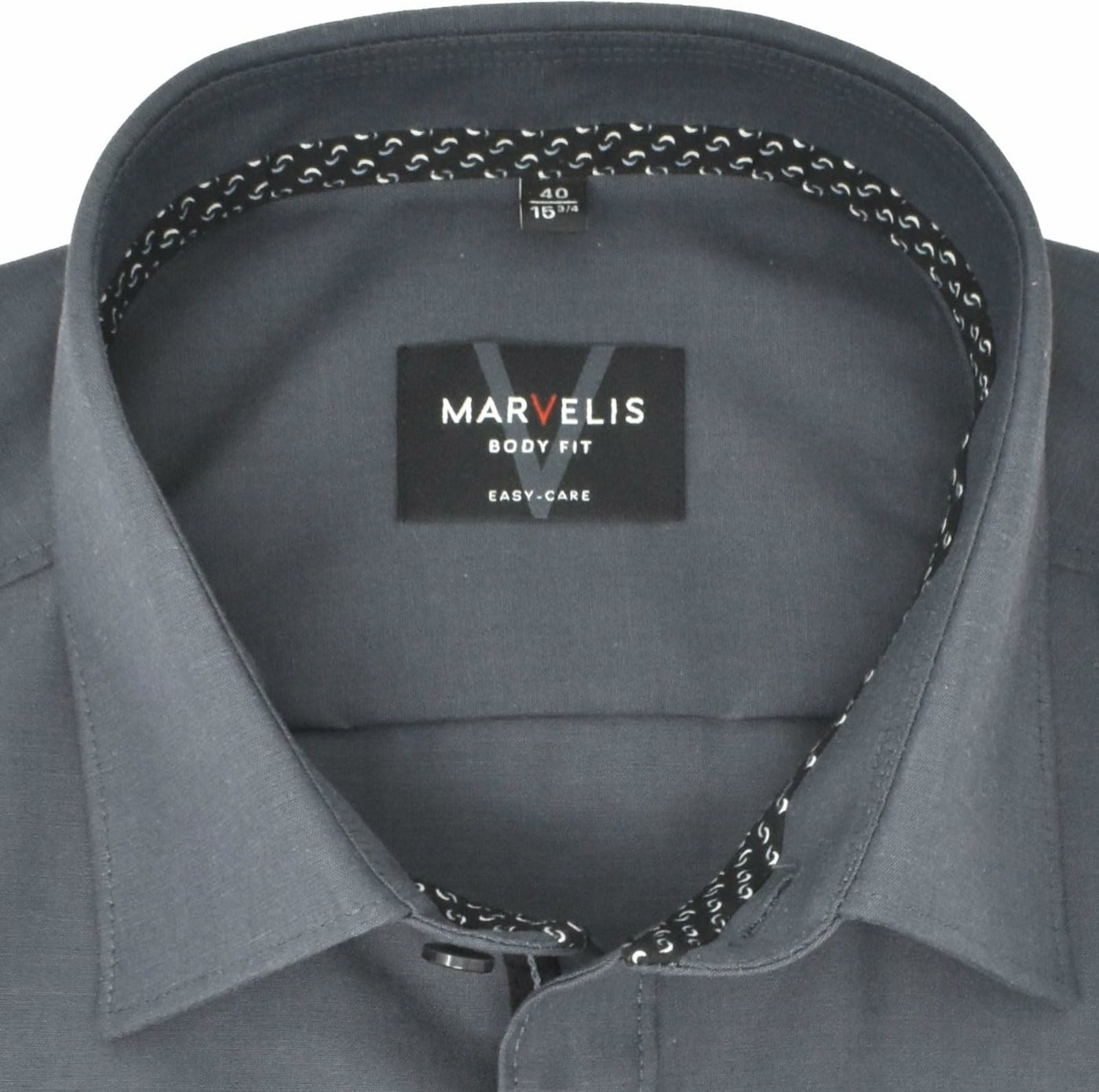 MARVELIS Langarmshirt Knopfleisten Langarmshirt für Herren (1-tlg., keine Angabe) von MARVELIS