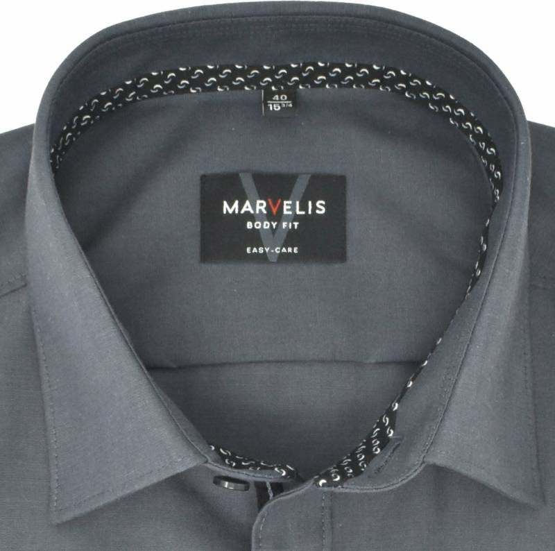 MARVELIS Langarmshirt Knopfleisten Langarmshirt für Herren (1-tlg., keine Angabe) von MARVELIS