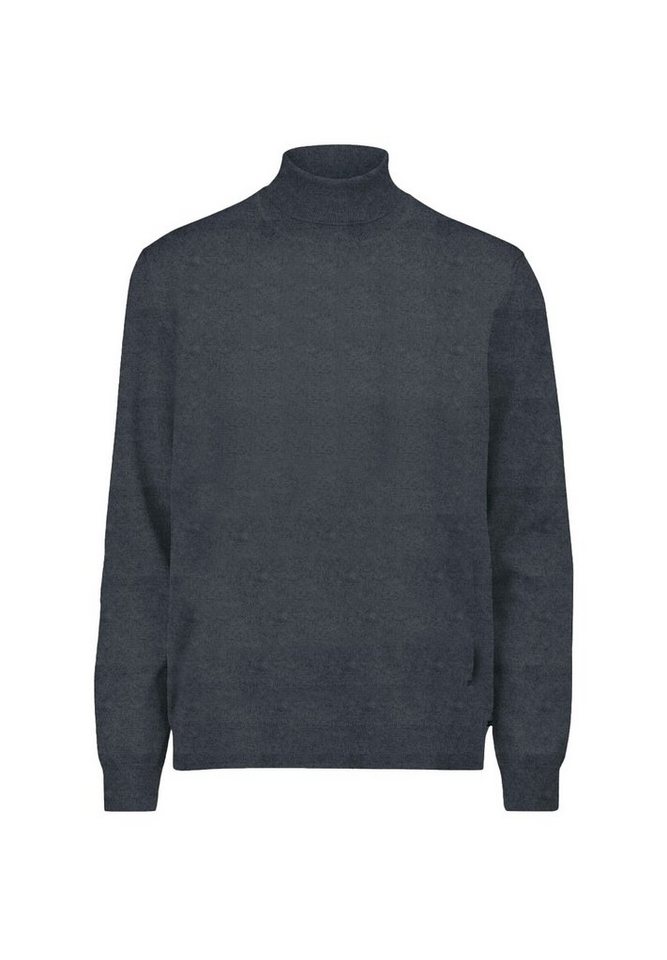 MARVELIS Rollkragenpullover Rollkragenpullover - Casual Fit - Merino - Einfarbig - Anthrazit (1-tlg) von MARVELIS