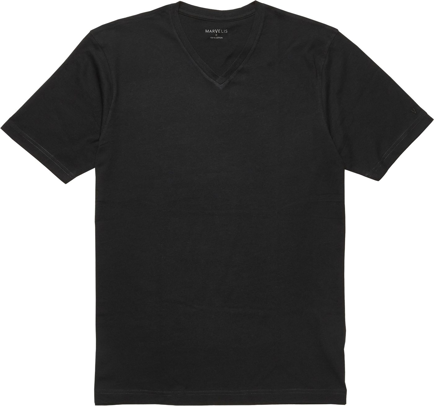 MARVELIS V-Shirt (2-tlg) V-Ausschnitt, Doppelpack, regular fit, Basic, Unterziehshirt von MARVELIS