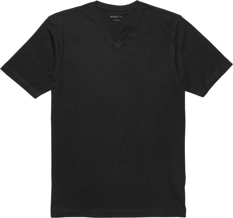MARVELIS V-Shirt (2-tlg) V-Ausschnitt, Doppelpack, regular fit, Basic, Unterziehshirt von MARVELIS