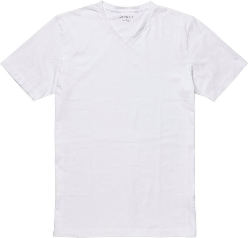 MARVELIS V-Shirt (2-tlg) V-Ausschnitt, Doppelpack, regular fit, Basic, Unterziehshirt von MARVELIS