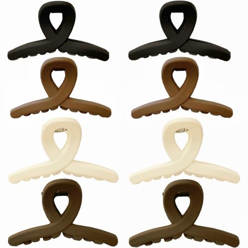 MaryLavender Kleine Haarklammern, 4,6 cm, rutschfeste Haarklammern, Haarklammern für Damen und Mädchen, starker Halt, Schildpatt-Bananen-Haarspangen für mittleres Haar, 8 Stück MaryLavender Kleine Haarklammern, 4,6 cm, rutschfeste Haarklammern, Haarklammern für Damen und Mädchen, starker Halt, Schildpatt-Bananen-Haarspangen für mittleres Haar, 8 Stück von MARY LAVENDER