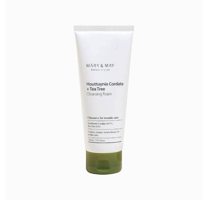 MARY & MAY Gesichts-Reinigungsmilch Mary & May Hottuynia Cordata +Tea Tree Cleansing Foam von MARY & MAY