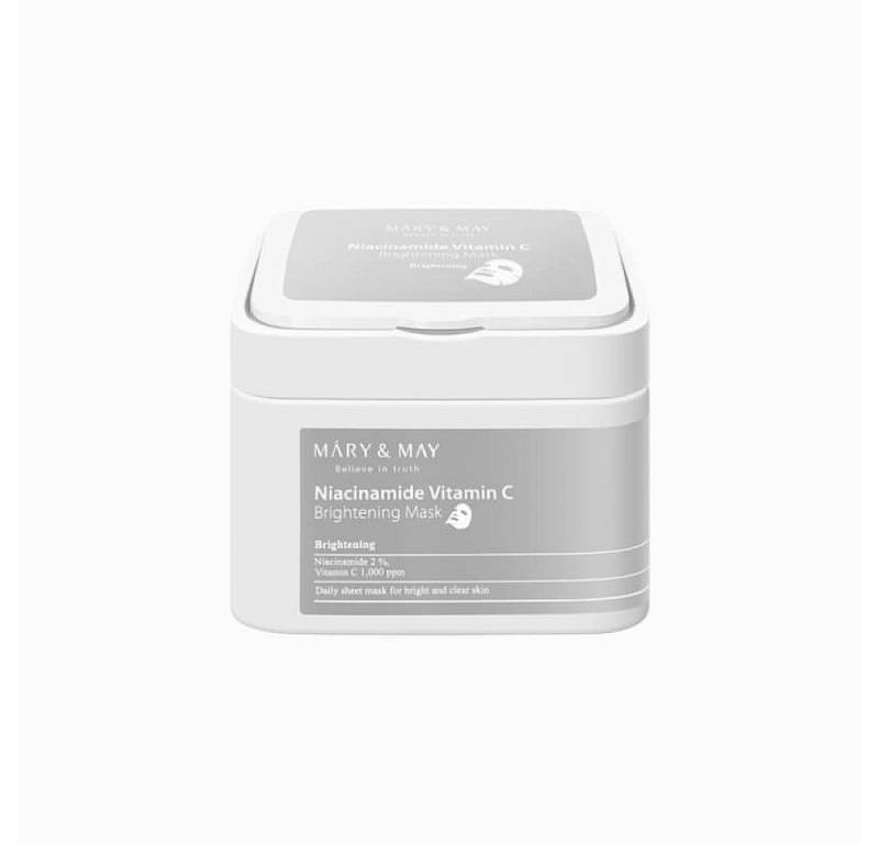MARY & MAY Tuchmaske Mary & May Niacinamide Vitamin C Brightening Mask MARY & MAY Tuchmaske Mary & May Niacinamide Vitamin C Brightening Mask von MARY & MAY