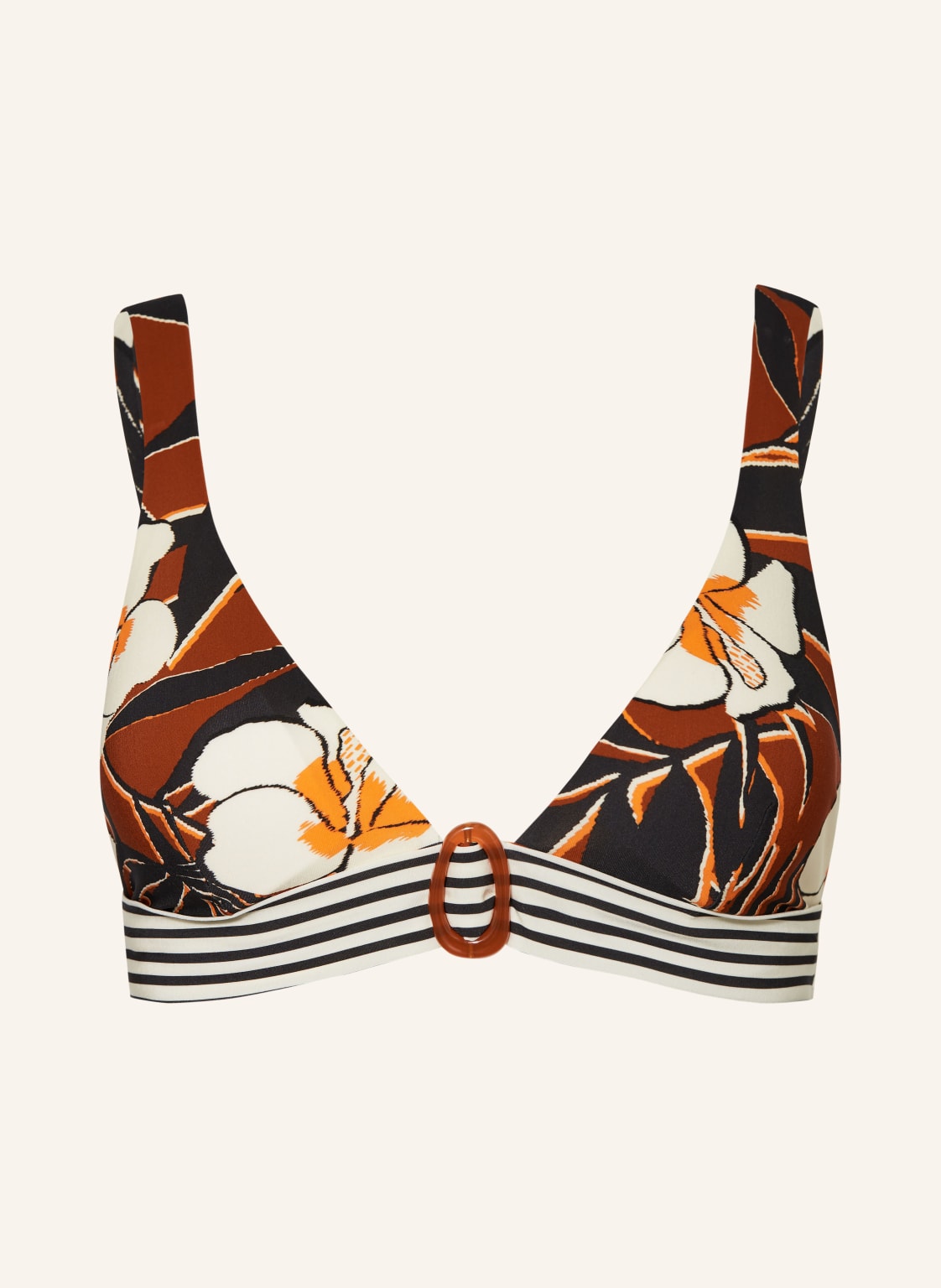 Maryan Mehlhorn Bralette-Bikini-Top Art Nautic braun von MARYAN MEHLHORN