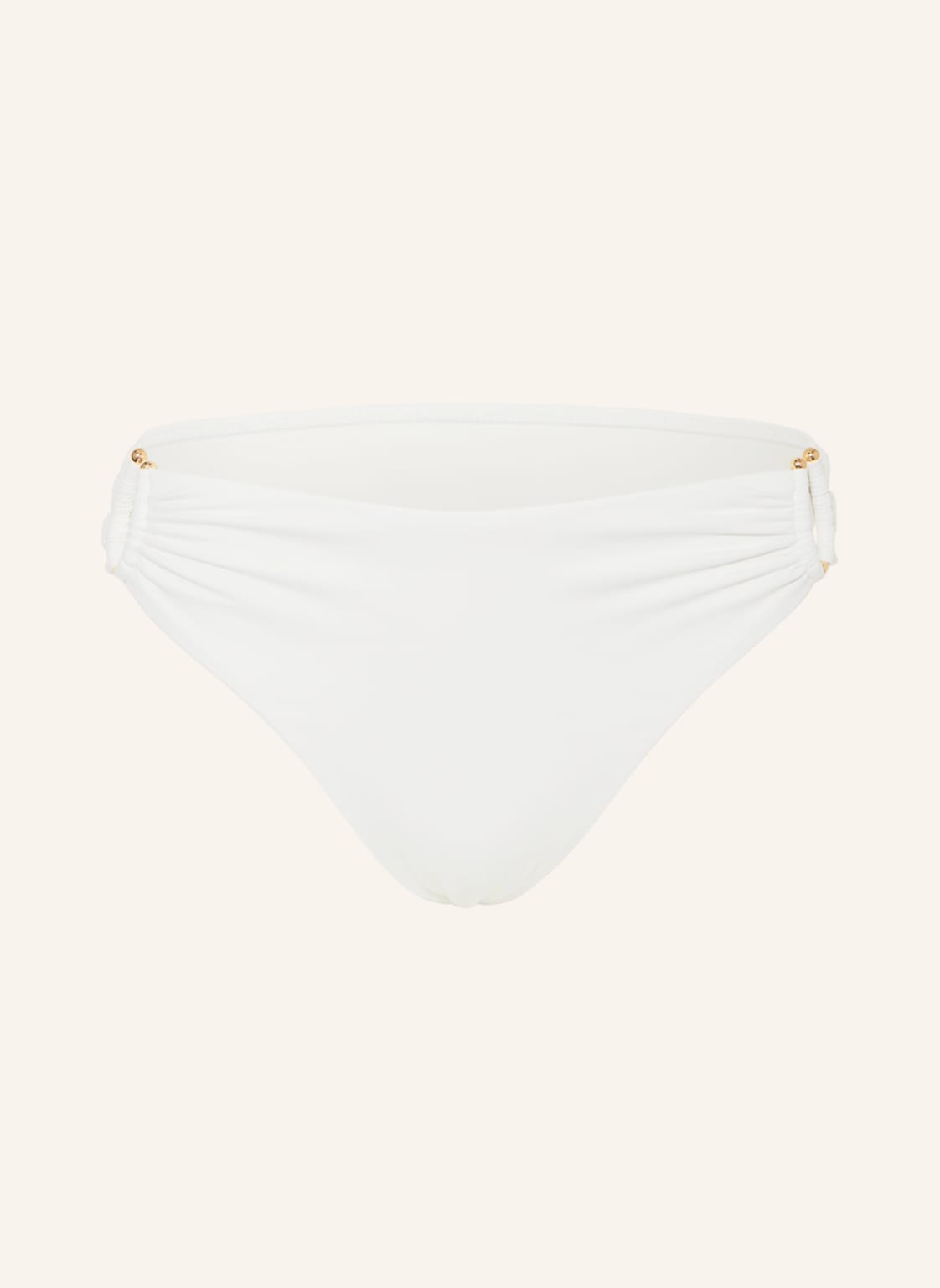 Maryan Mehlhorn Hight-Waist-Bikini-Hose The White Collection weiss von MARYAN MEHLHORN