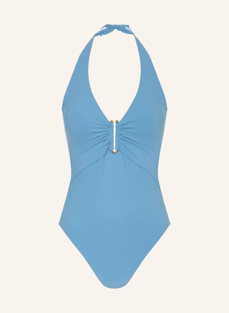 Maryan Mehlhorn Neckholder-Badeanzug Honesty blau von MARYAN MEHLHORN
