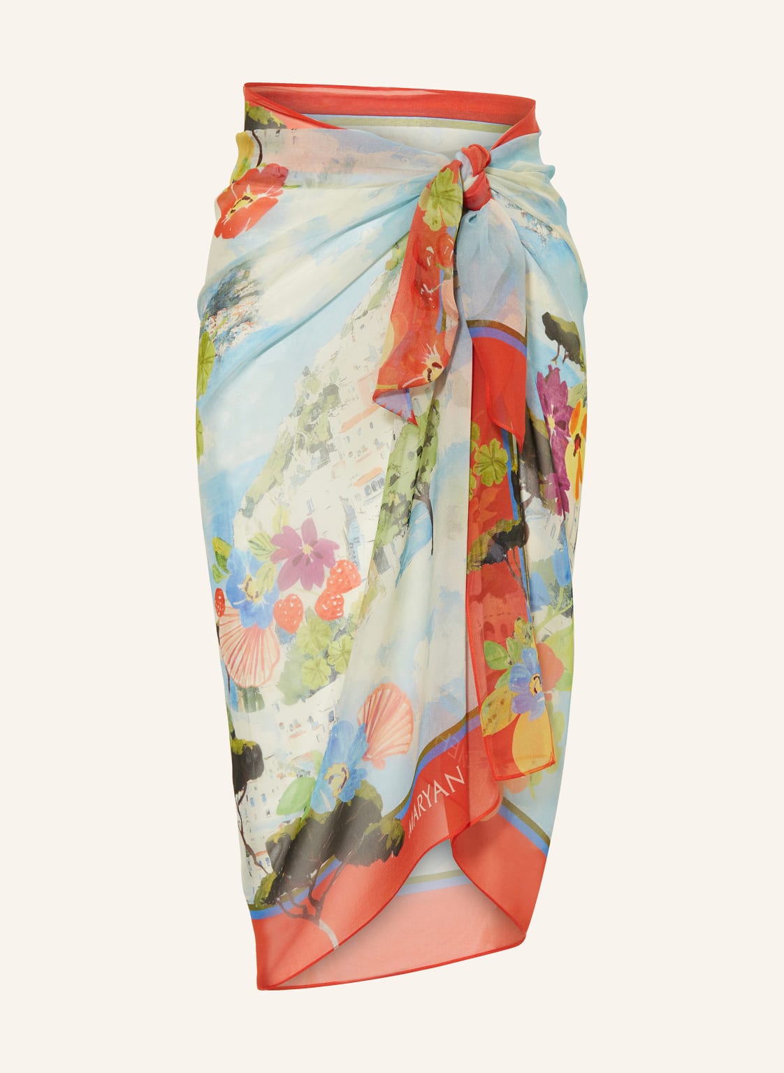 Maryan Mehlhorn Seidenpareo Riviera rot von MARYAN MEHLHORN