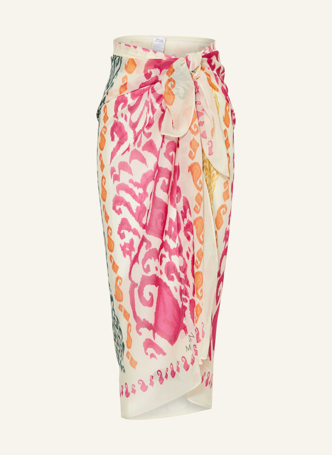 Maryan Mehlhorn Seidenpareo Solara pink von MARYAN MEHLHORN