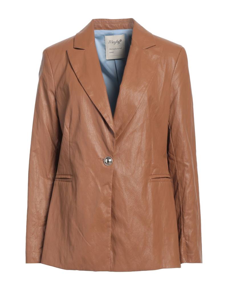 MARYLEY Blazer Damen Braun von MARYLEY