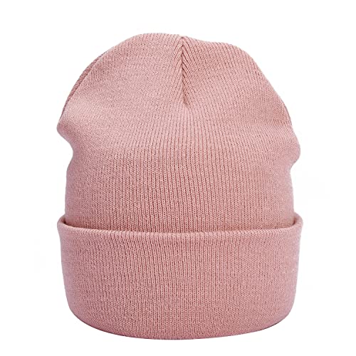 MASADA Damen und Herren Beanie Winter-Mütze - Altrosa von MASADA