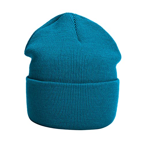 MASADA Damen und Herren Beanie Winter-Mütze - Azurblau von MASADA