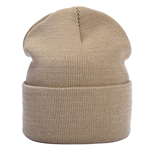 MASADA Damen und Herren Beanie Winter-Mütze - Beige von MASADA