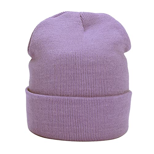 MASADA Damen und Herren Beanie Winter-Mütze - Flieder von MASADA