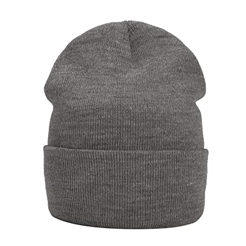 MASADA Damen und Herren Beanie Winter-Mütze - Platingrau von MASADA