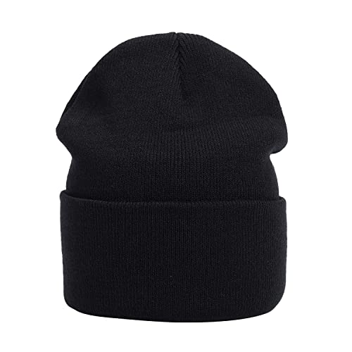 MASADA Damen und Herren Beanie Winter-Mütze - Schwarz von MASADA