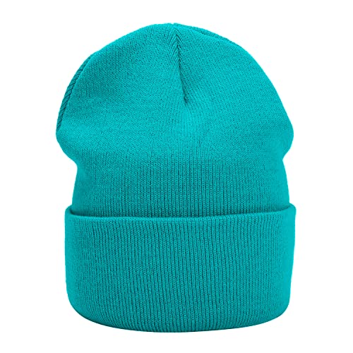 MASADA Damen und Herren Beanie Winter-Mütze - Türkis von MASADA