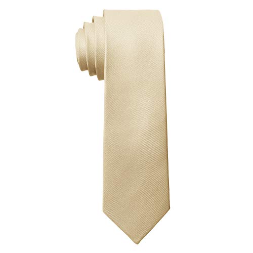 MASADA Herren-Krawatte von Hand gefertigt & sorgfältig verarbeitet 6 cm breit Beige von MASADA