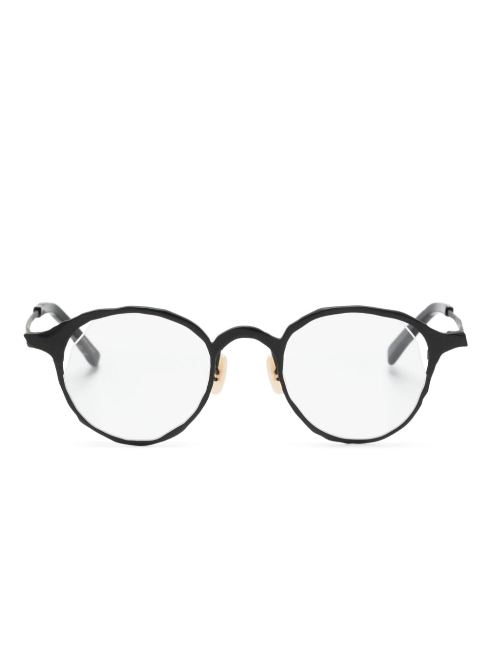 MASAHIROMARUYAMA MM0064 Brille mit rundem Gestell - Schwarz von MASAHIROMARUYAMA