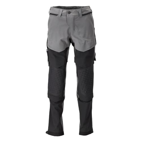MASCOT Hose mit Knietaschen Anthrazitgrau/Schwarz Customized - 22279-605-8909 - Größe 82C58 von MASCOT