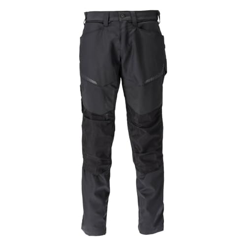 MASCOT Hose mit Knietaschen Schwarz Customized - 22479-230-09 - Größe 82C48 von MASCOT
