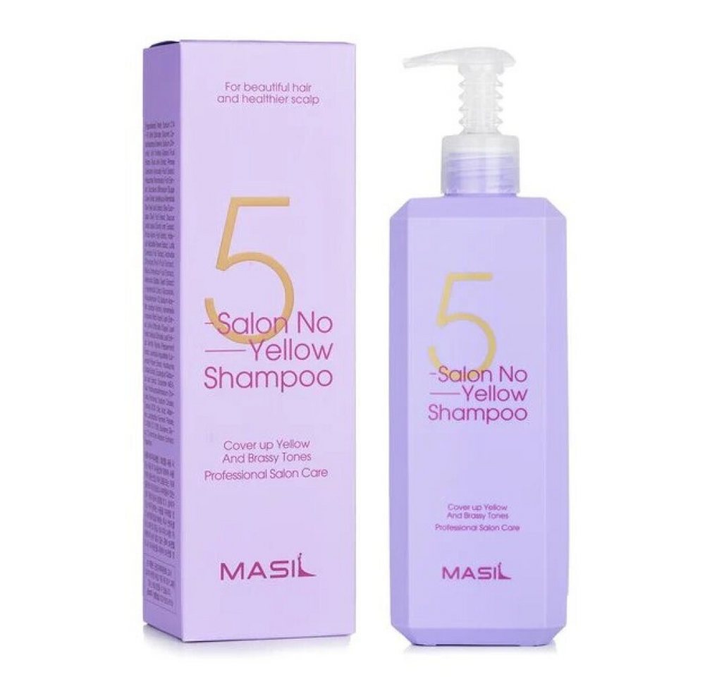 MASIL Haarpflege-Set Salon No Yellow Shampoo 5 - Volumen: 300 ml von MASIL