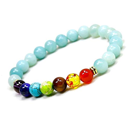 Armbänder Yoga Blue Howlite Stone Men 6 Mm 108 Beads Beach Bracelets Lotus Mala Bracelet For Gift von MASKIS