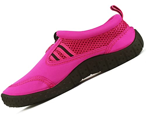 MASMAS Wasserschuhe, Taucherschuhe, Schnorchel, Surf, Pool, Strand, Meer, Fluss, Aqua, Cycling, Wassersport, Schwimmschuhe für Herren, Damen, Unisex (Rosa, Numeric_41) von MASMAS