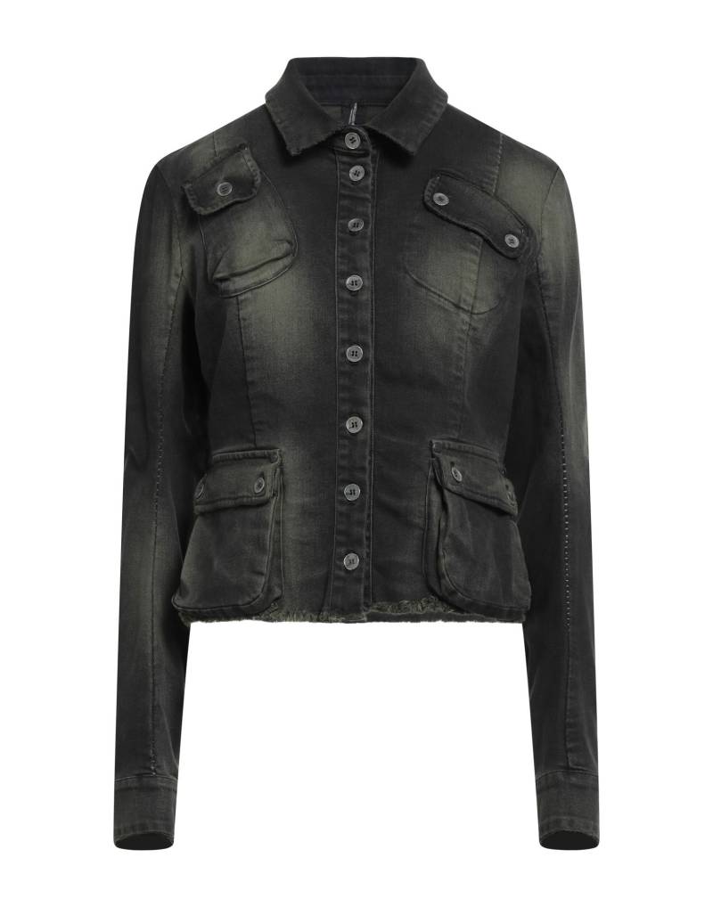 MASNADA Jeansjacke/-mantel Damen Dunkelgrün von MASNADA