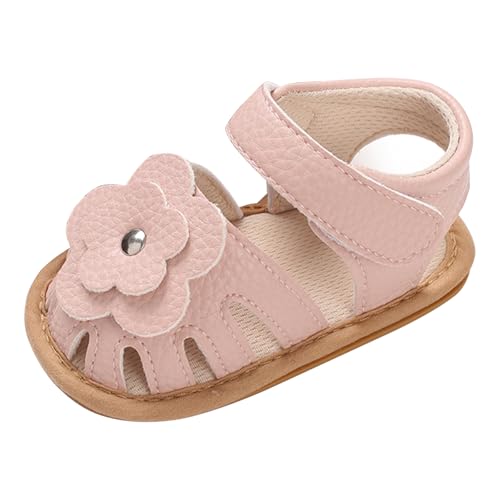MASOCIO Baby Sandalen Mädchen Baby Schuhe Sommer Babyschuhe Sommerschuhe 8 9 10 Kleinkind Lauflern Lauflernsandalen Shoes 1 Jahr Größe 20 Sandals ab 12-18 Monate Rosa von MASOCIO