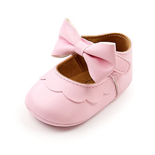 MASOCIO Baby Schuhe Mädchen Babyschuhe Lauflernschuhe Ballerinas Kleinkind Shoes Größe 20 12-18 Monate Rosa von MASOCIO