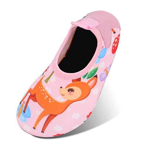 MASOCIO Badeschuhe Kinder Mädchen Wasserschuhe Schnell Trocknend Aquaschuhe Schwimmschuhe Strandschuhe Aqua Wasser Schuhe Größe 31 32 EU Rasa 3 (Herstellergröße: CN 34/35) von MASOCIO